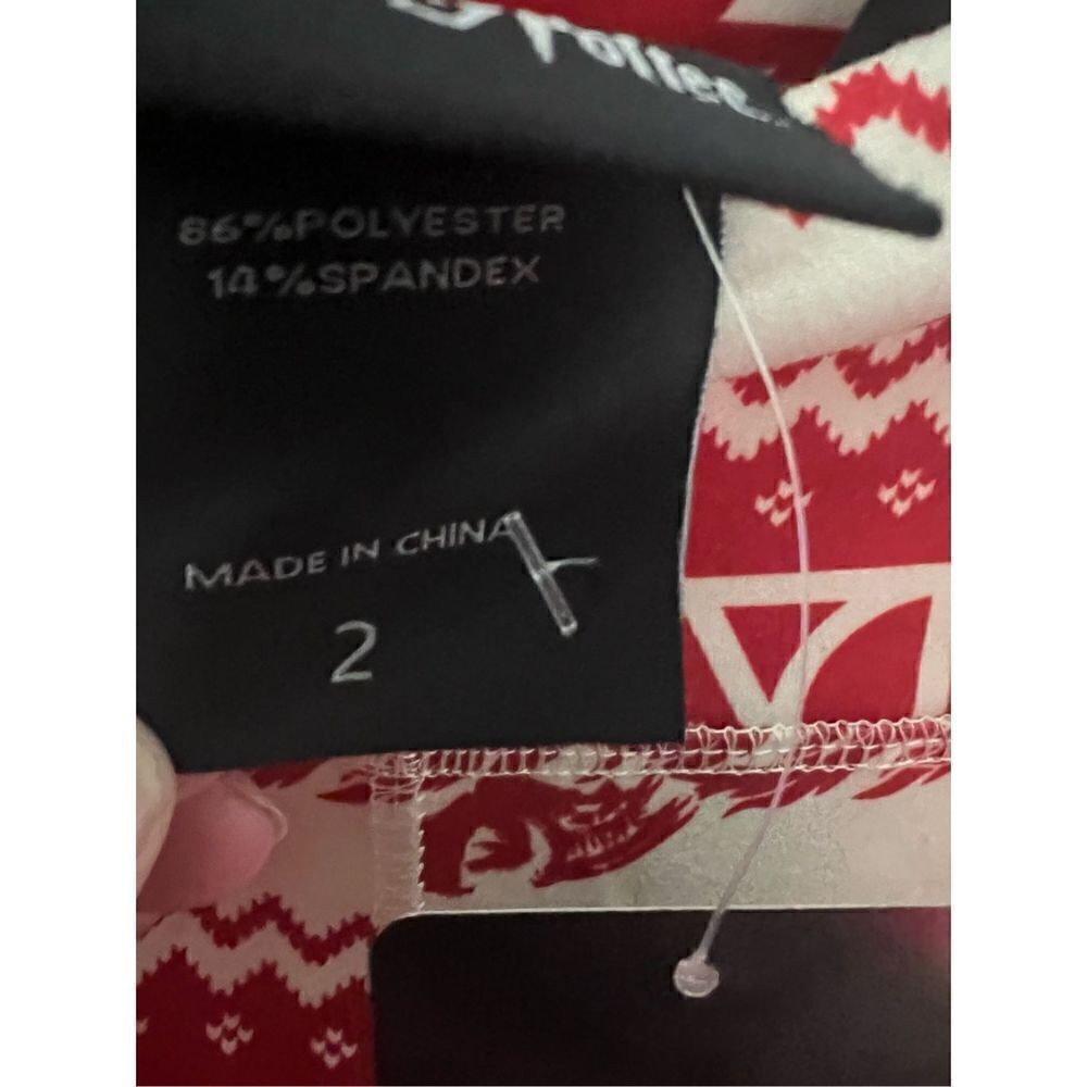 Harry Potter Icon Holiday Fair Isle Leggings Plus Size 2 - Picture 3 of 7